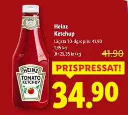 Lidl HEINZ Ketchup erbjuda