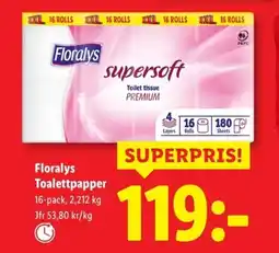 Lidl FLORALYS Toalettpapper erbjuda
