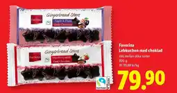 Lidl FAVORINA Lebkuchen med choklad erbjuda