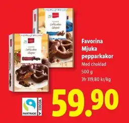 Lidl FAVORINA Mjuka pepparkakor erbjuda