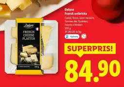 Lidl DELUXE Fransk ostbricka erbjuda