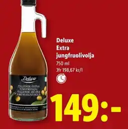 Lidl DELUXE Extra jungfruolivolja erbjuda