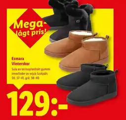 Lidl Esmara vinterskor erbjuda