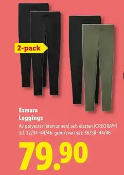 Lidl Esmara leggings erbjuda