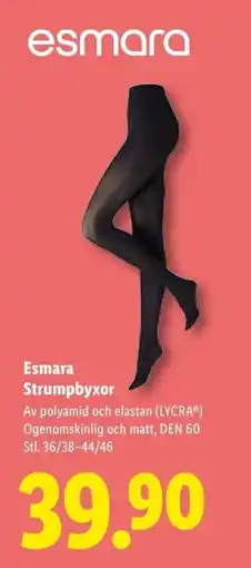 Lidl Esmara strumpbyxor erbjuda