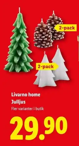 Lidl Livarno home julljus erbjuda