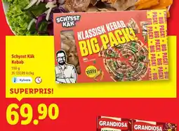 Lidl SCHYSST KÄK Kebab erbjuda
