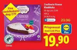 Lidl CONFISERIE FIRENZE Kladdkaka erbjuda