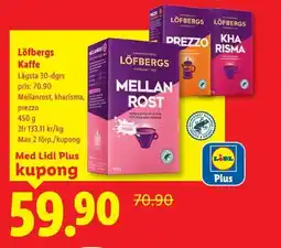 Lidl LÖFBERGS Kaffe erbjuda