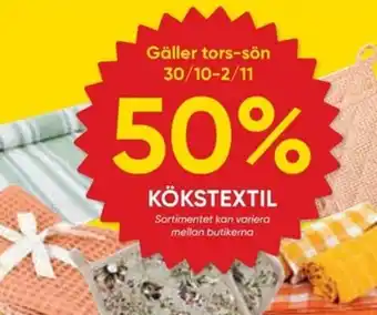 DollarStore Kökstextil erbjuda