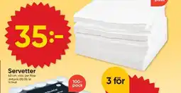DollarStore Servetter erbjuda