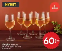 DollarStore Vinglas erbjuda