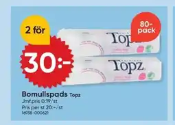 DollarStore TOPZ Bomullspads erbjuda