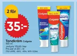 DollarStore COLGATE Tandkräm erbjuda