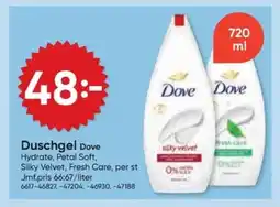 DollarStore DOVE Duschgel erbjuda