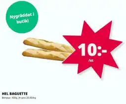 Tempo Hel baguette erbjuda