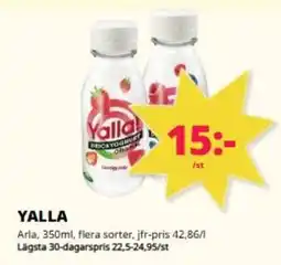 Tempo ARLA Yalla erbjuda