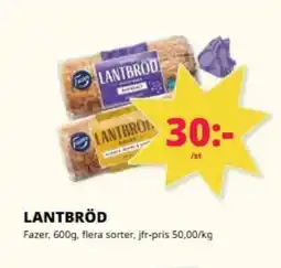 Tempo FAZER Lantbröd erbjuda