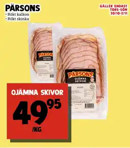 MatArket Pärsons erbjuda