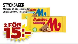 MatArket MARABOU Stycksaker erbjuda