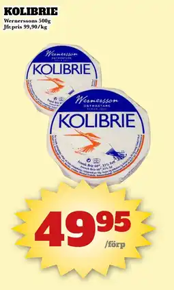 Bonum Matmarknad WERNERSSONS Kolibrie erbjuda