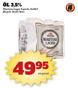 Bonum Matmarknad MARTENS LAGER Ol 3,5% erbjuda