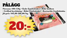 Bonum Matmarknad PÄRSONS Pålägg erbjuda