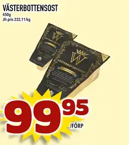 Bonum Matmarknad Västerbottensost erbjuda