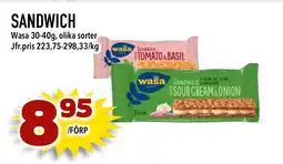 Bonum Matmarknad WASA Sandwich erbjuda