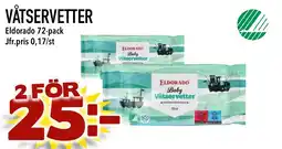 Bonum Matmarknad ELDORADO Våtservetter erbjuda