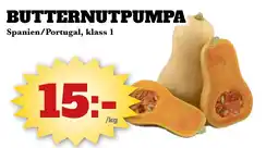 Bonum Matmarknad Butternutpumpa erbjuda