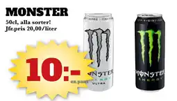 Bonum Matmarknad Monster erbjuda