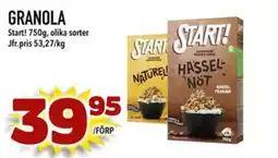 Din Mat START! Granola erbjuda