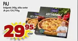 Din Mat DAFGÅRDS Paj erbjuda