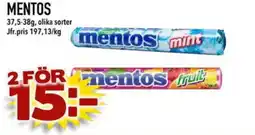 Din Mat Mentos erbjuda