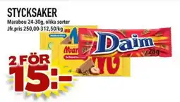 Din Mat MARABOU Stycksaker erbjuda