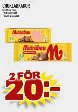 Prisma Mat MARABOU Chokladkakor erbjuda