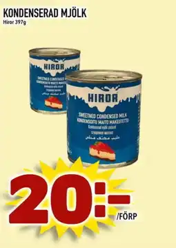 Prisma Mat HIROR Kondenserad mjölk erbjuda