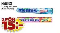 Prisma Mat Mentos erbjuda