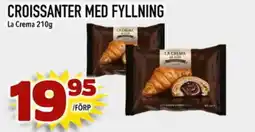 Prisma Mat LA CREMA Croissanter med fyllning erbjuda
