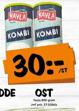 Bazaar Food market YAYLA Ost erbjuda