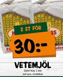 Bazaar Food market ZLATNI Vetemjöl erbjuda