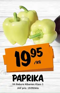 Bazaar Food market Paprika erbjuda