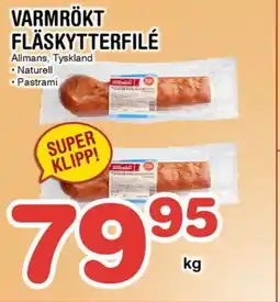 Nya Pulsen Allmans Varmrökt fläskytterfilé erbjuda