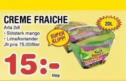 Nya Pulsen ARLA Creme fraiche erbjuda