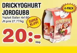 Nya Pulsen Drickyoghurt jordgubb erbjuda