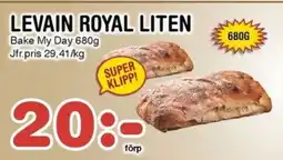 Nya Pulsen Levain Royal liten erbjuda