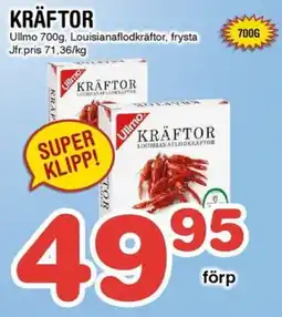 Nya Pulsen Ullmo Kräftor erbjuda