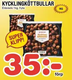 Nya Pulsen ELDORADO Kycklingköttbullar erbjuda