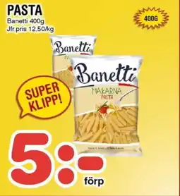 Nya Pulsen Banetti Pasta erbjuda